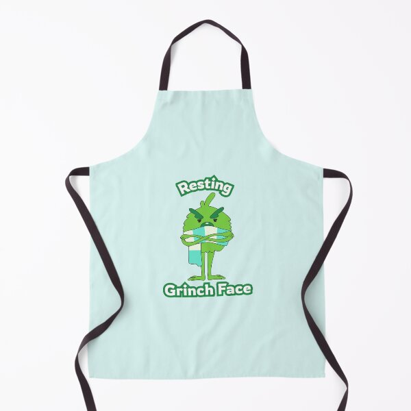 Item preview, Resting Grinch Face Funny Christmas Design designed and sold by Inkworksbyshery.