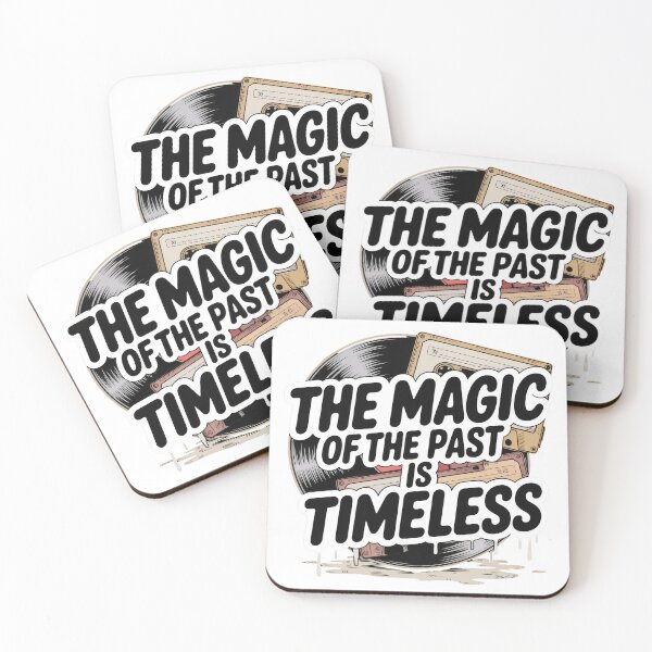 Item preview, The Magic of the Past Is Timeless – Vintage Quote Design designed and sold by TextMood.