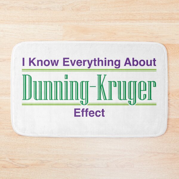 Item preview, I Know Everything About Dunning-Kruger Effect (Green & Purple) designed and sold by StirShirtUp.