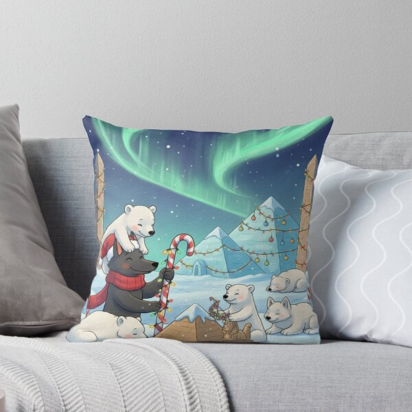 Item preview, Christmas Pyramids - North Pole Egypt Winter Wonderland Cartoon designed and sold by MythoWorldddd.