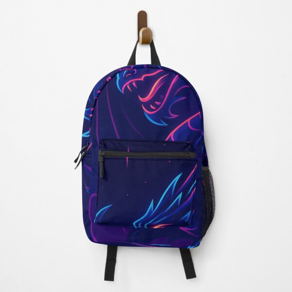 Item preview, Neon Dragon Vaporwave Fantasy Art designed and sold by GolabMagic.