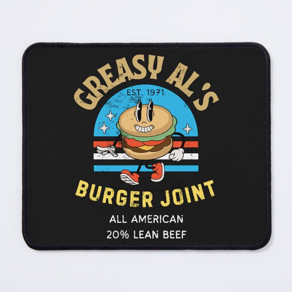 Item preview, Greasy Al's Burger Joint vintage tee designed and sold by Guilty Kick.
