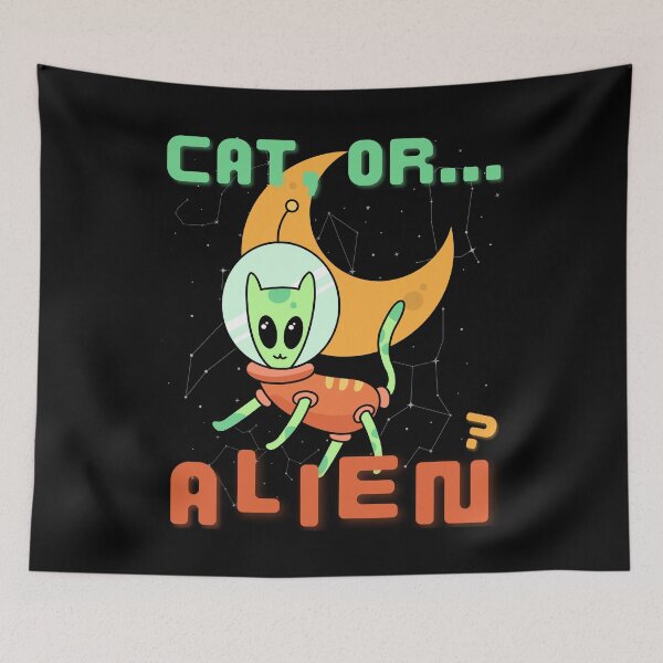Item preview, Cat Alien designed and sold by I-wanna-T-shirt.