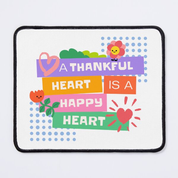 Item preview, A Thankful Heart is a Happy Heart designed and sold by Her Design.