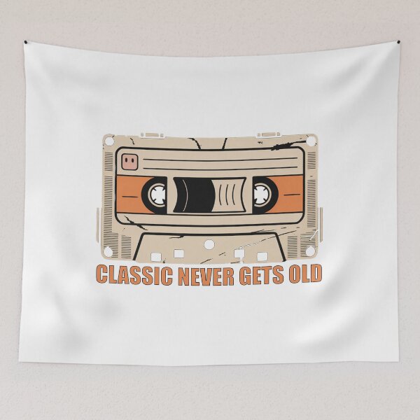 Item preview, Classic Never Gets Old – Vintage Style Quote designed and sold by TextMood.