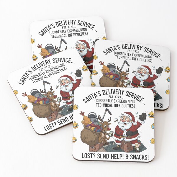 Item preview, Santa Delivery Service Technical Difficulties Funny Chimney Fail designed and sold by zoughlal.