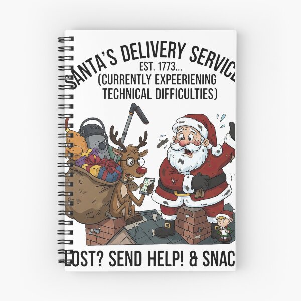 Item preview, Santa Delivery Service Technical Difficulties Funny Chimney Fail designed and sold by zoughlal.