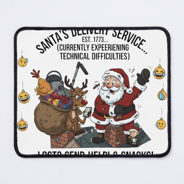 Item preview, Santa Delivery Service Technical Difficulties Funny Chimney Fail designed and sold by zoughlal.