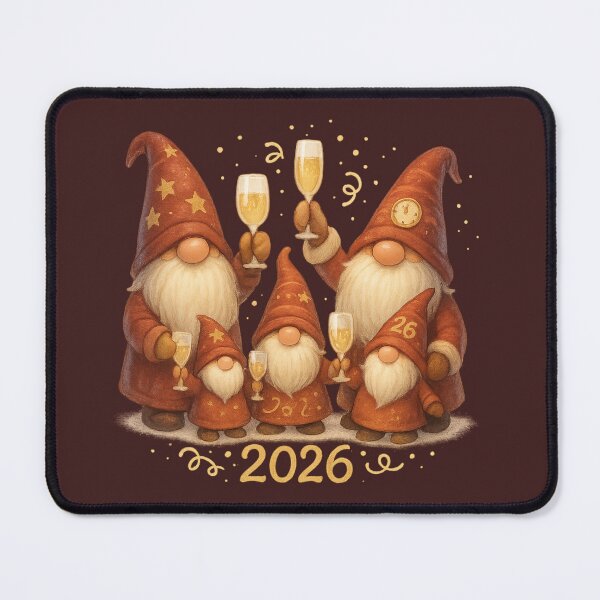 Item preview, Gnome Family Toast - New Year 2026 designed and sold by I AM BRO.