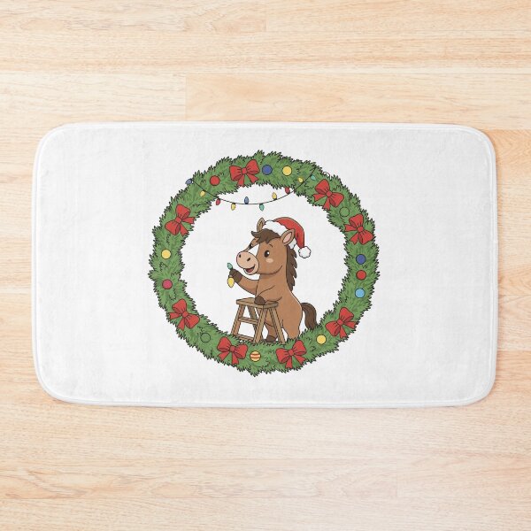 Item preview, 2026 Year of the Horse Christmas Design | Cute Horse with Tree and Gifts | Chinese Zodiac New Year Pony designed and sold by Krasnovaovaova.