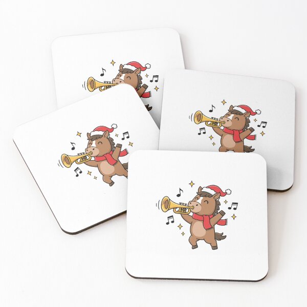 Item preview, 2026 Year of the Horse Christmas Design | Cute Horse with Tree and Gifts | Chinese Zodiac New Year Pony designed and sold by Krasnovaovaova.