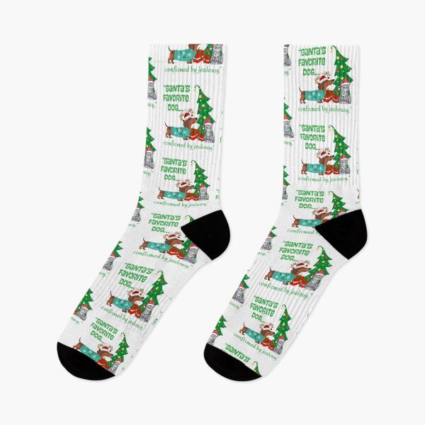 Item preview, “Santa’s Favorite Dog… confirmed by jealousy — Christmas Dog & Cat Lights | All Profits to Homeless Animals” designed and sold by clickandmagic.