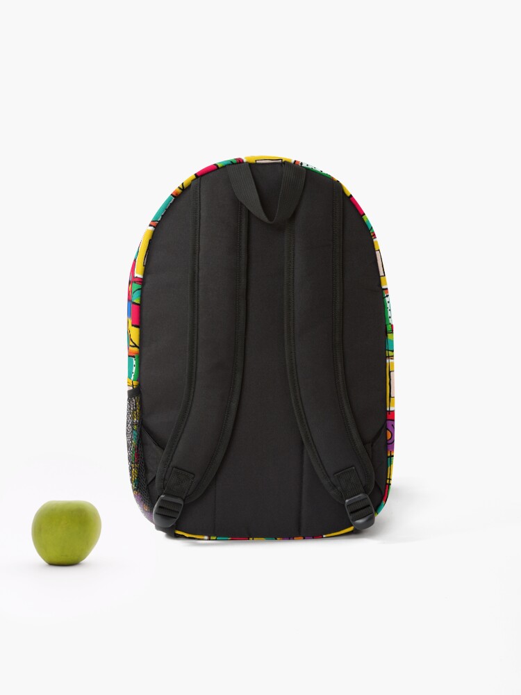 Thumbnail 2 of 3, Backpack, Abstract Geometric Burst designed and sold by ChrisButler.