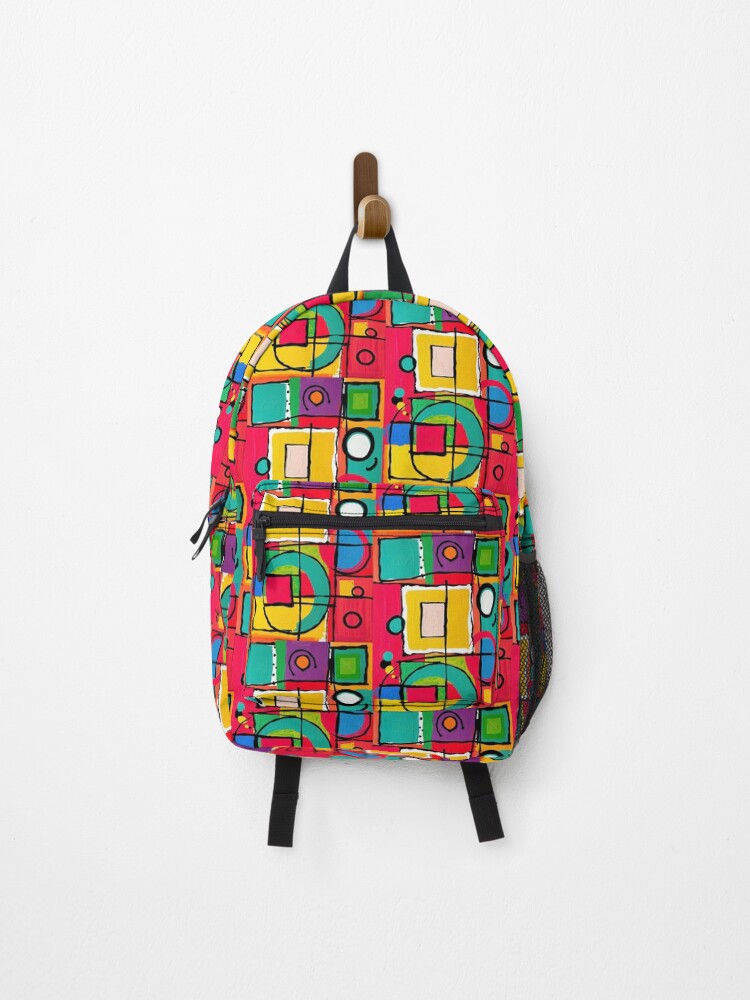 Thumbnail 1 of 3, Backpack, Abstract Geometric Burst designed and sold by ChrisButler.