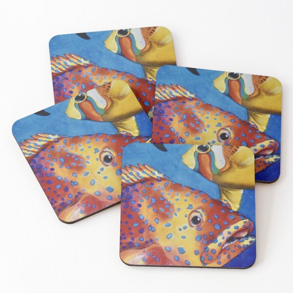 Item preview, Brilliant Colorful Underwater Tropical Fish Painting designed and sold by Yogibear & Rachelle .