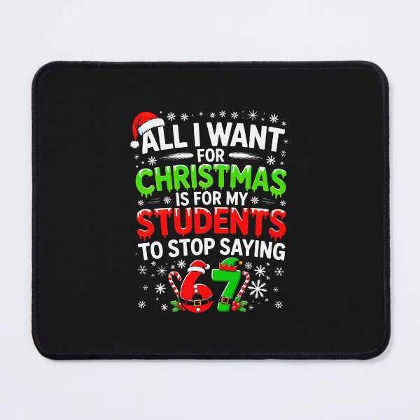 Item preview, Funny Teacher Christmas 6 7 Meme Students Saying Six Seven designed and sold by cawtoon.