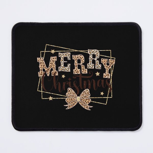 Item preview, Leopard Print Merry Christmas | Gold Glitter Holiday Glam designed and sold by lojadpop.