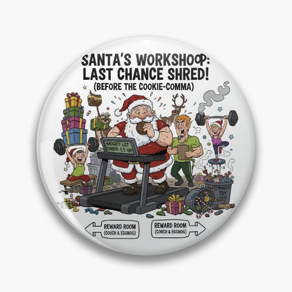 Item preview, Santa's Workshop Last Chance Shred Before the Cookie Comma Funny designed and sold by zoughlal.