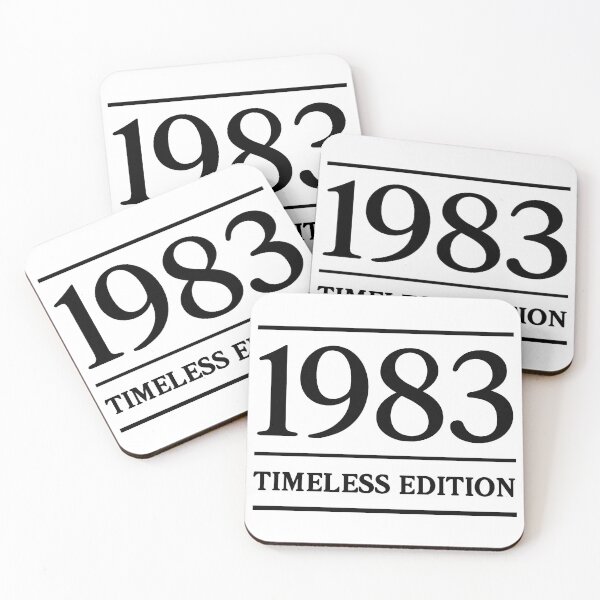 Artikelvorschau, 1983 Timeless Edition (Schwarzer Text) entworfen und verkauft von SBD.