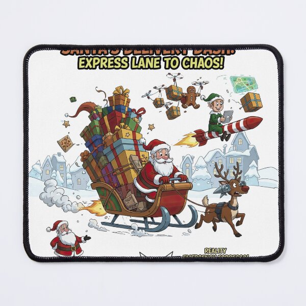 Item preview, Santa Delivery Dash Expectations vs Reality Emergency Espresso designed and sold by zoughlal.