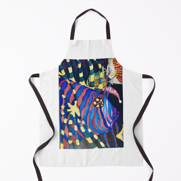 Item preview, Vibrant Colorful Hawaiian Tropical Lionfish Underwarer scene designed and sold by Yogibear & Rachelle .