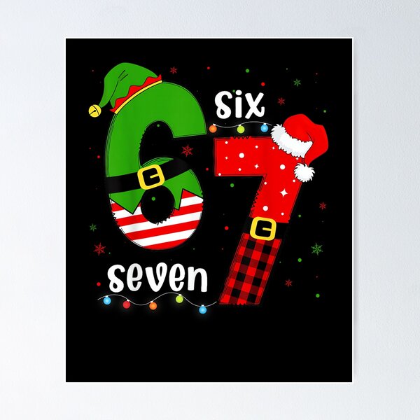 Item preview, Funny 67 Six Seven Christmas Boys Kids Teens Xmas 6 7 designed and sold by shopmionmion.