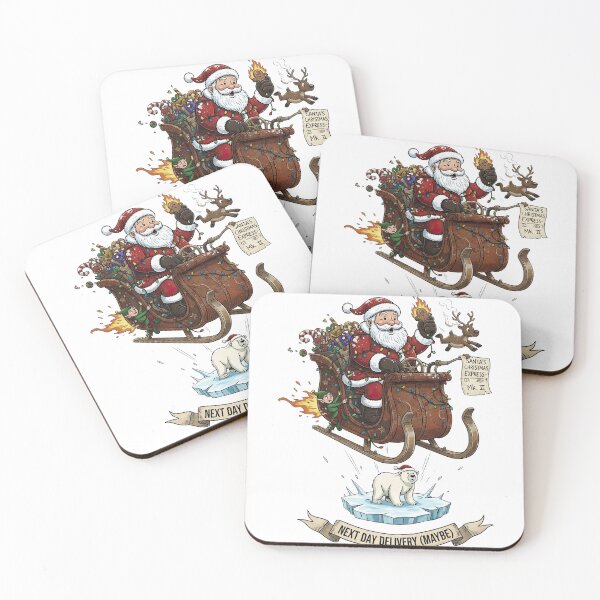 Item preview, Santa's Christmas Express Mk II Next Day Delivery Maybe Polar Bear designed and sold by zoughlal.