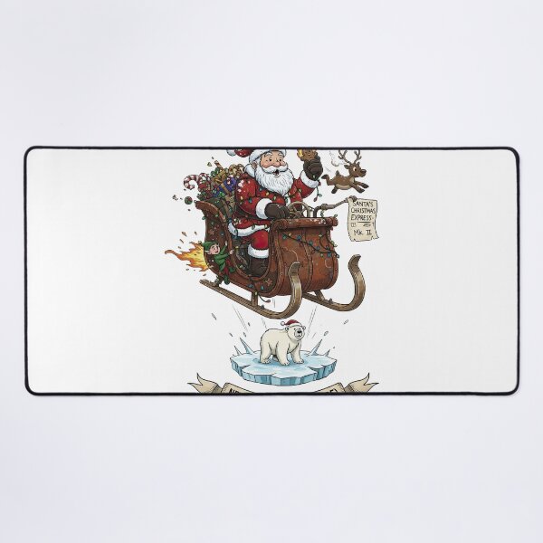 Item preview, Santa's Christmas Express Mk II Next Day Delivery Maybe Polar Bear designed and sold by zoughlal.