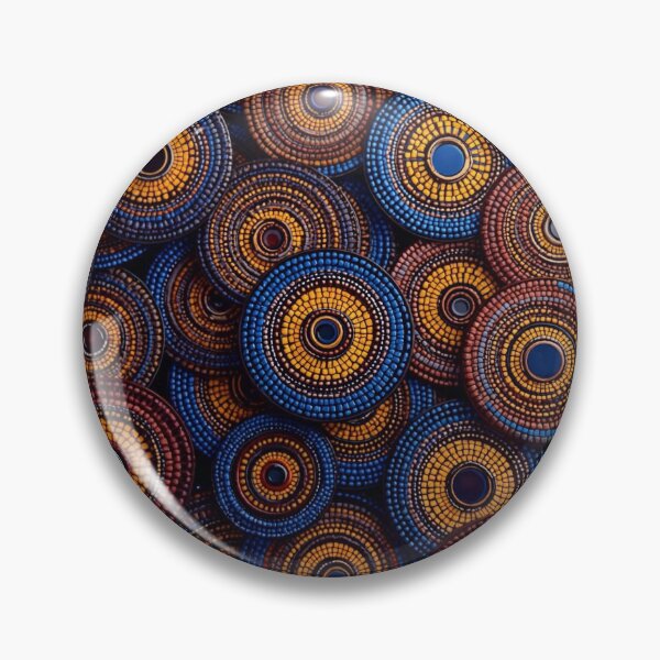Item preview, Colorful Ankara Medallion African Print Circle Pattern designed and sold by Cultradesign.