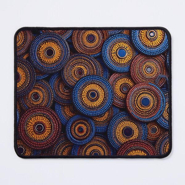 Item preview, Colorful Ankara Medallion African Print Circle Pattern designed and sold by Cultradesign.