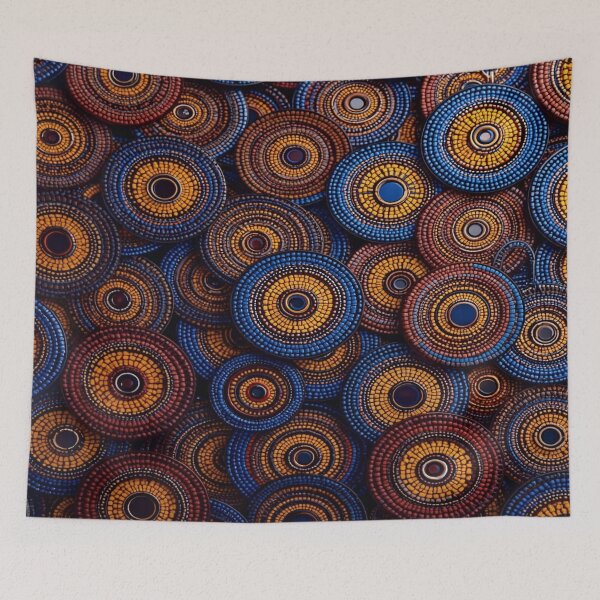 Item preview, Colorful Ankara Medallion African Print Circle Pattern designed and sold by Cultradesign.