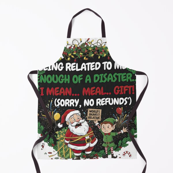 Item preview, World's Okayest Relative Sorry No Refunds Funny Christmas Disaster designed and sold by zoughlal.