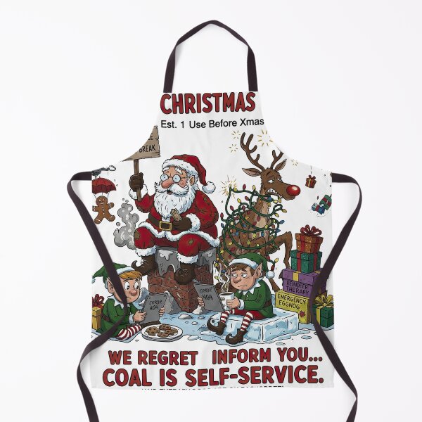 Item preview, Santa's Chaos C-OP Coal is Self-Service Mental Break Funny designed and sold by zoughlal.