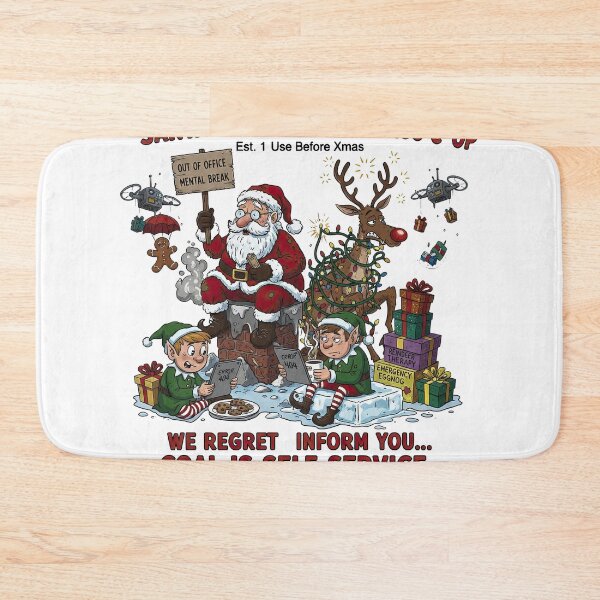 Item preview, Santa's Chaos C-OP Coal is Self-Service Mental Break Funny designed and sold by zoughlal.