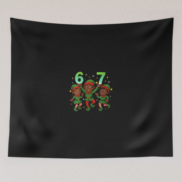 Item preview, Womens Six Seven Christmas Elves Fun Kids Viral 67 Meme Festive 6 7 designed and sold by cawtoon.
