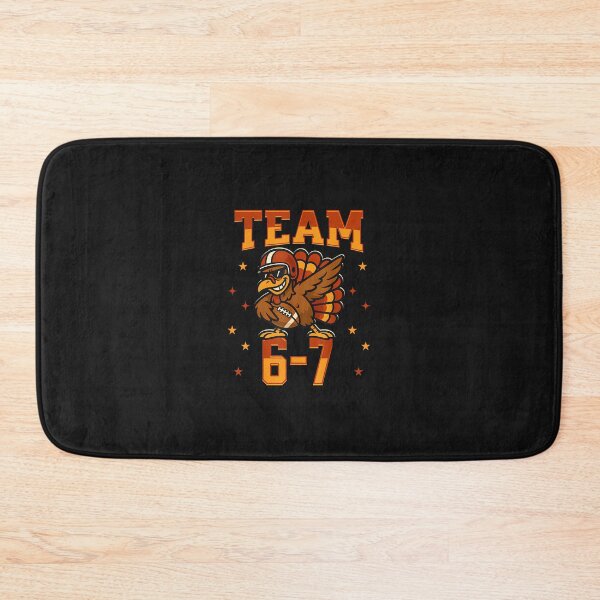 Item preview, Team 67 Thanksgiving Turkey Football Boys Kids Six Seven designed and sold by cawtoon.