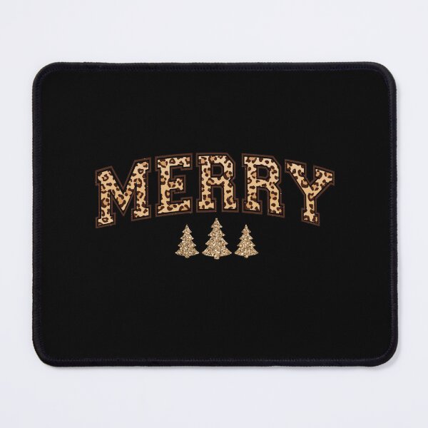 Item preview, Merry Golden Christmas Leopard Print Design | Glitter Trees Holiday Vibe designed and sold by lojadpop.