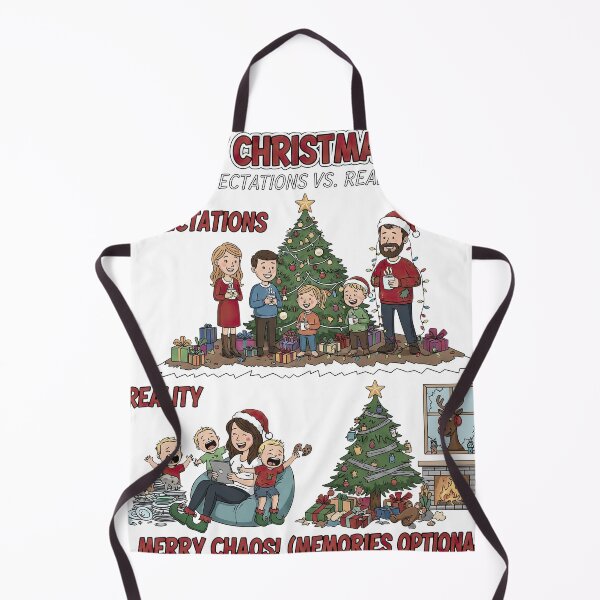 Item preview, Family Christmas Expectations vs Reality Merry Chaos Funny Holiday designed and sold by zoughlal.