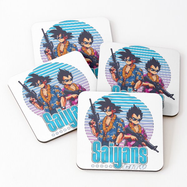 Item preview, Tropical Warrior Duo – Retro Sunset Style designed and sold by Artistic canvas store.