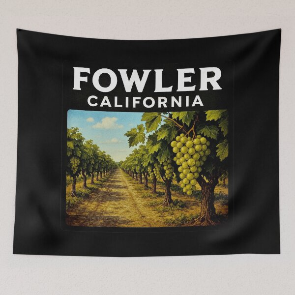 Item preview, Fowler, California - Vineyard Country designed and sold by Myra365Art.