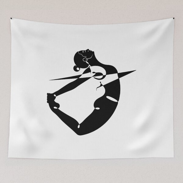 Item preview, Aesthetic Bow Pose – Dhanurasana – Shadow Art designed and sold by altandesign.