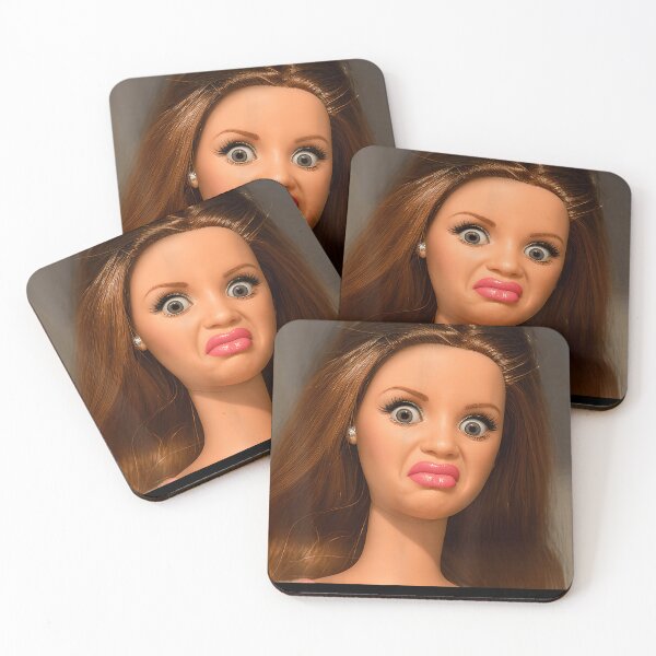 Item preview, Disgusted Doll Meme Face  designed and sold by BASKF.