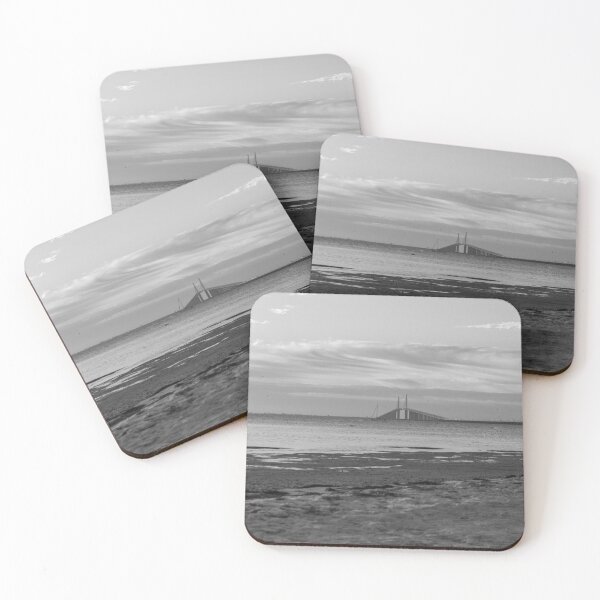 Item preview, Monochrome Sunshine Skyway Tampa Bay Florida designed and sold by EyezWatchin.
