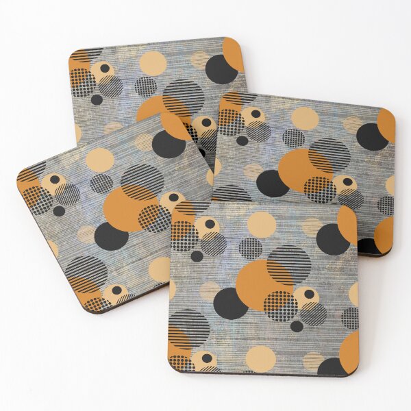 Item preview, Retro Danish Modern Texture Circles  designed and sold by RetroMaggie.