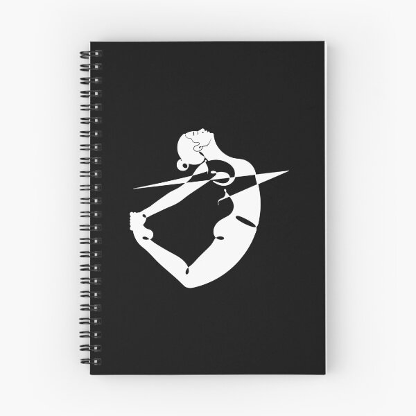 Item preview, White Aesthetic Bow Pose – Dhanurasana – Shadow Art designed and sold by altandesign.