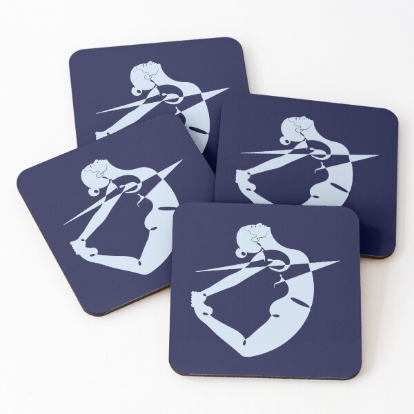 Item preview, White Aesthetic Bow Pose – Dhanurasana – Shadow Art designed and sold by altandesign.