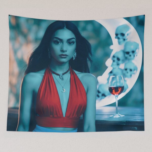 Item preview, Dining Out with Kali and the Skull Moon designed and sold by BlueDragonQueen.
