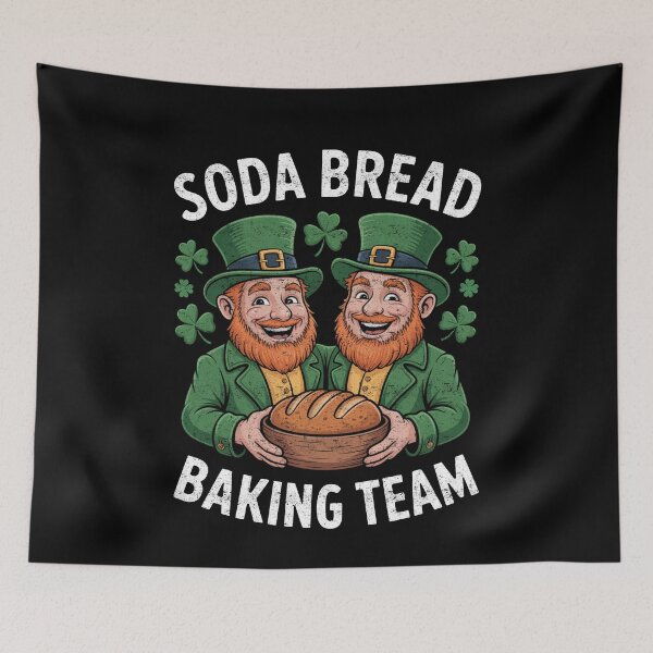 Item preview, Soda Bread Baking Team St Patrick’s Leprechaun Humor designed and sold by FreshVibe Prints.