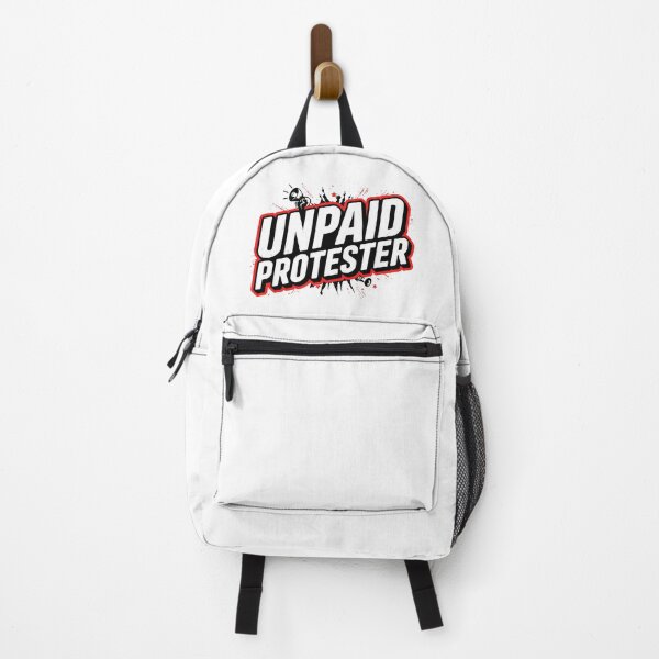 Item preview, Unpaid Protester – Bold Political Activist Statement T-Shirt Design designed and sold by Teetreasure2.