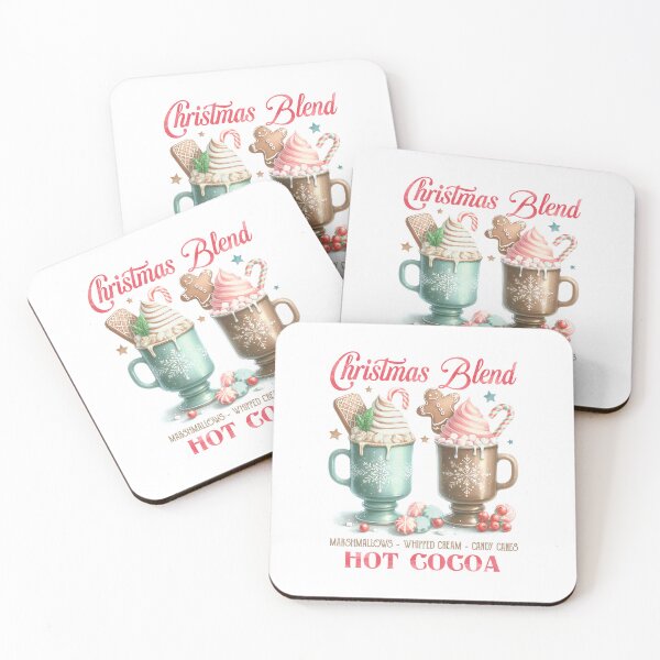 Item preview, Merry Golden Christmas Blend Hot Cocoa Dessert Art designed and sold by lojadpop.